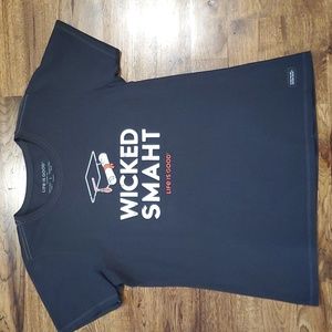 Womens Life Is Good graduation print tshirt size L